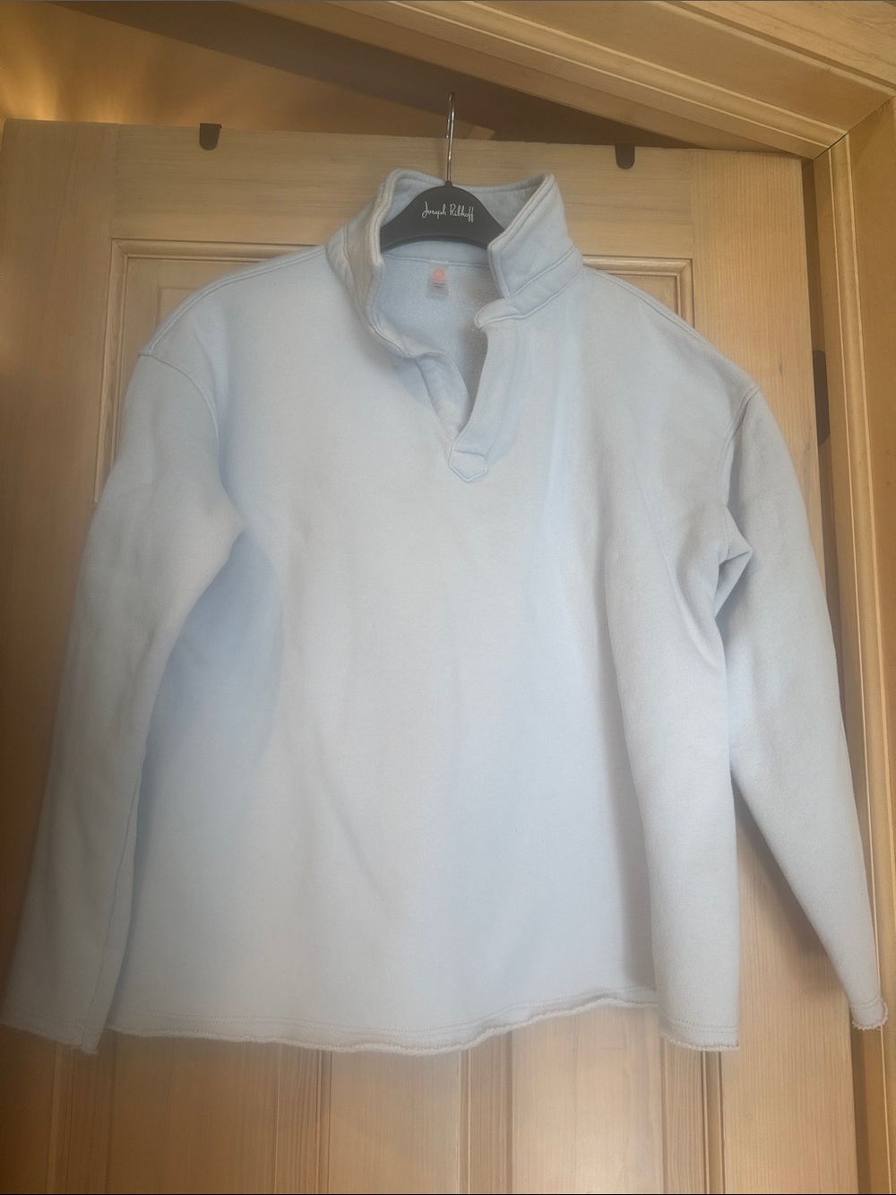 Mono B Light Blue Pullover Sweatshirt
